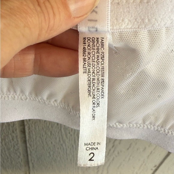 Torrid White Embroidered Bralette, Size 2xl - Picture 8 of 9